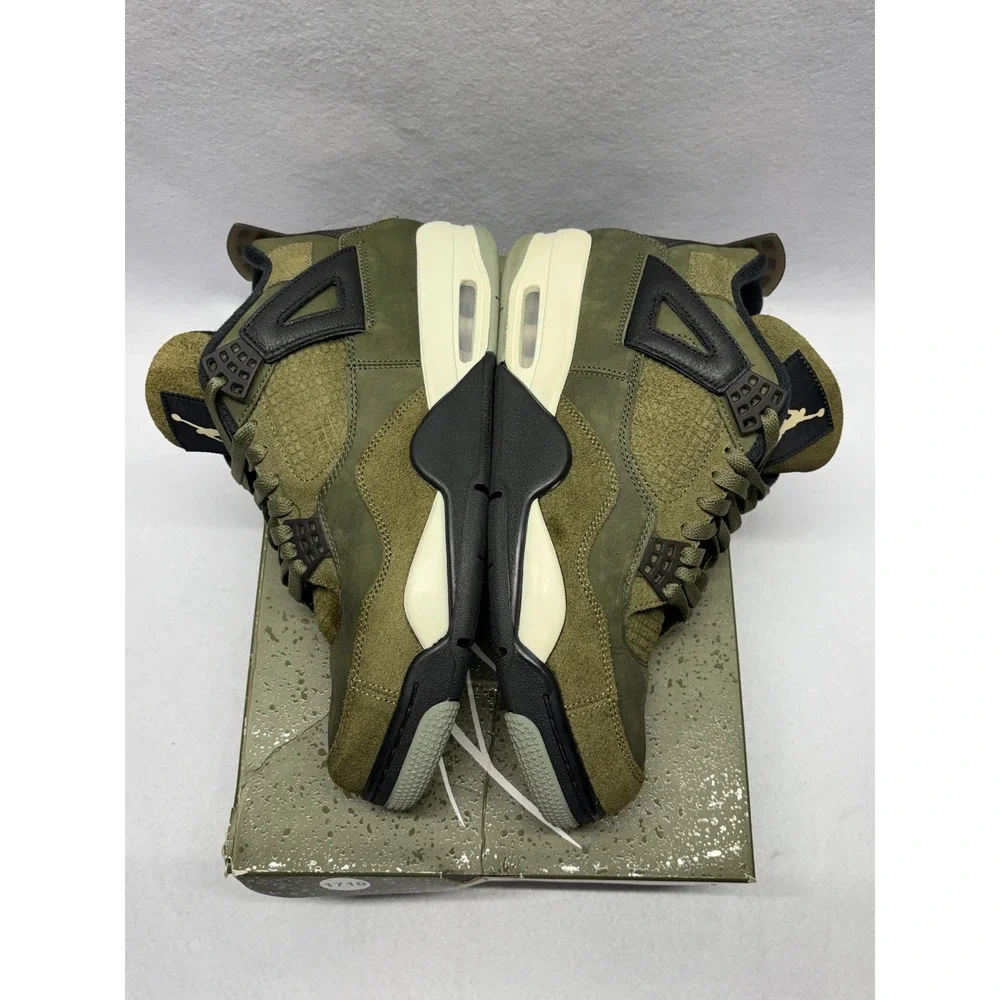 Air Jordan 4 Retro SE Craft Olive Medium Olive Black FB9927-200 Mens 11